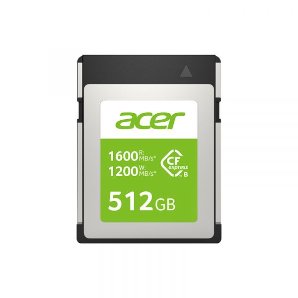 Acer представили карты-памяти CFexpress Type B для 8К видео