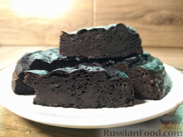 Шоколадный пирог без сахара и муки