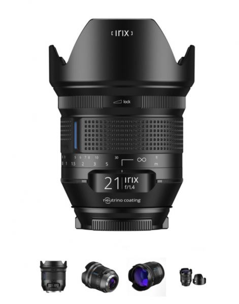 Представлен объектив Irix 21mm F/1.4 для Canon EF, Nikon F и Pentax K